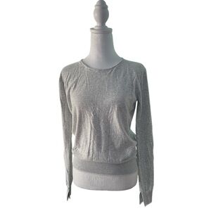 Bassike Women's Gray Long Sleeve Top